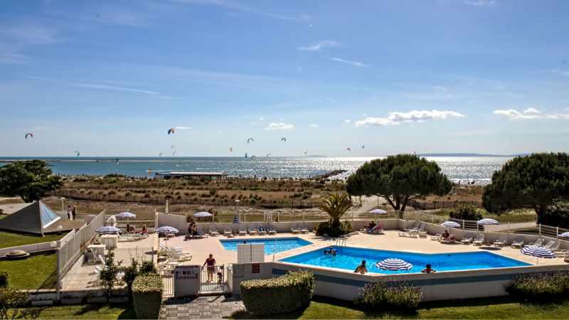 Vue des appartements coté piscine