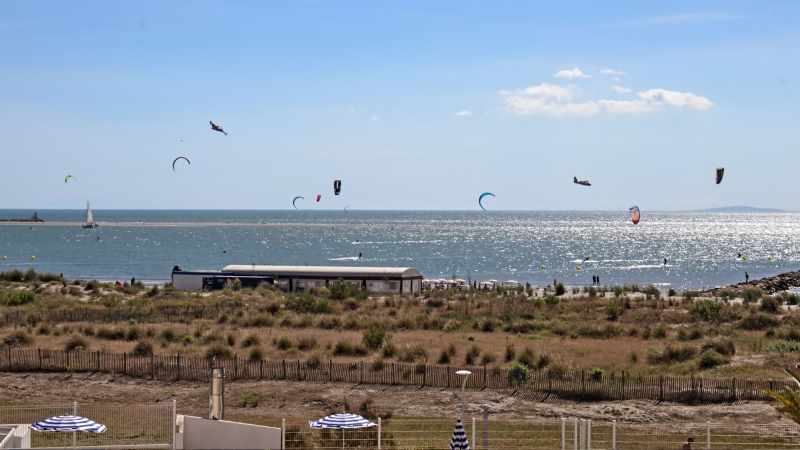 Vue sur le plage