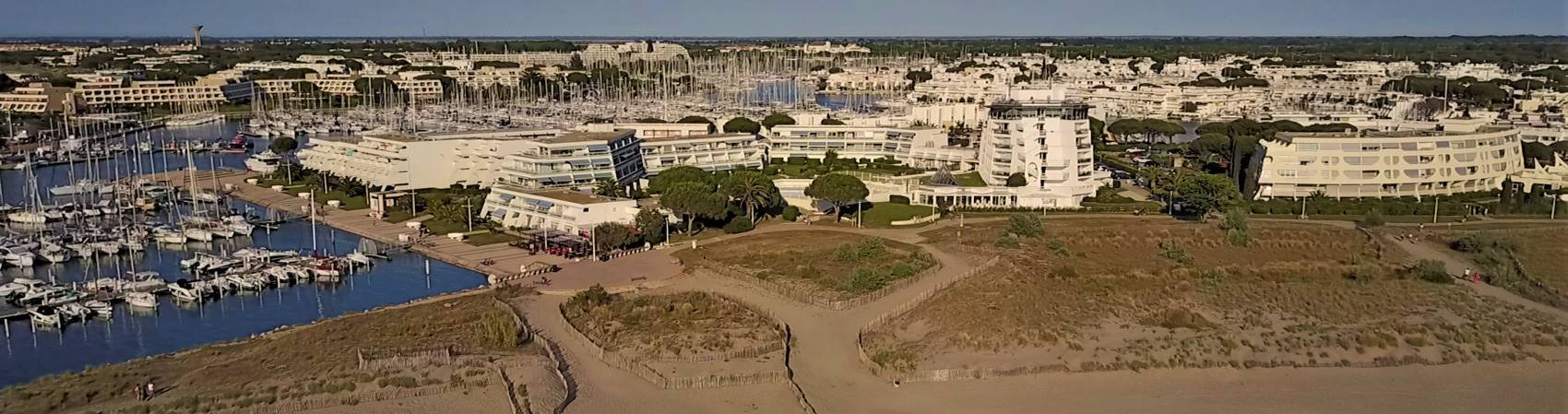 Vue de la résidence depuis le ciel